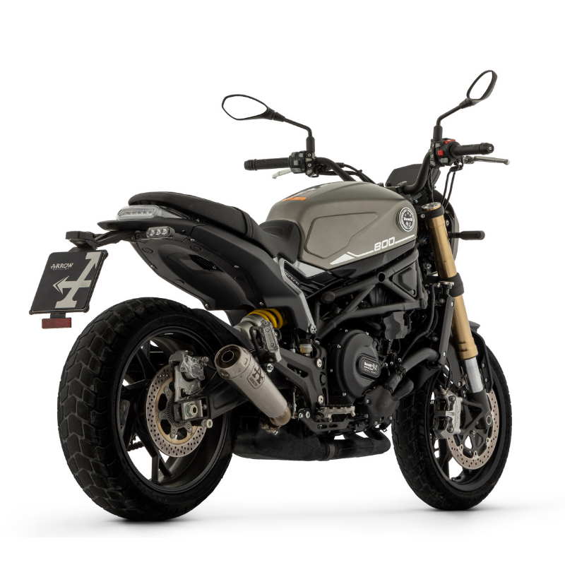 Scarico Mivv Per Benelli Leoncino 800 - Slip-On X-M1 Nero | Omologato Euro5 - Foto 11